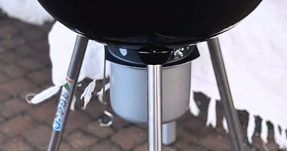 Grill węglowy MIRPOL MIR2285 wyciągany popielnik z regulacją ciągu szybkie i łatwe sprzątanie