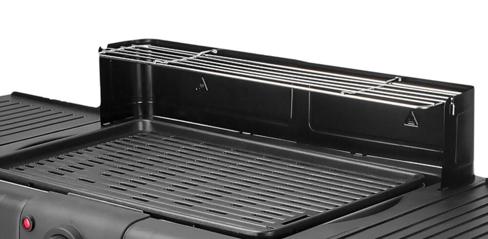 Grill elektryczny MIRPOL MIR-E003 chromowany ruszt do podgrzewania potraw