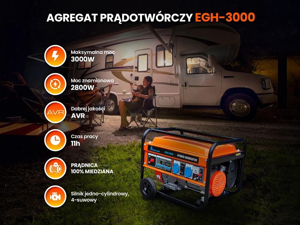 AGREGAT PRĄDOTWÓRCZY EXTRALINK zastosowanie