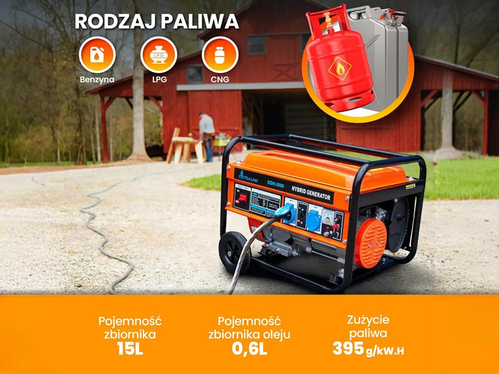 AGREGAT PRĄDOTWÓRCZY EXTRALINK silnik