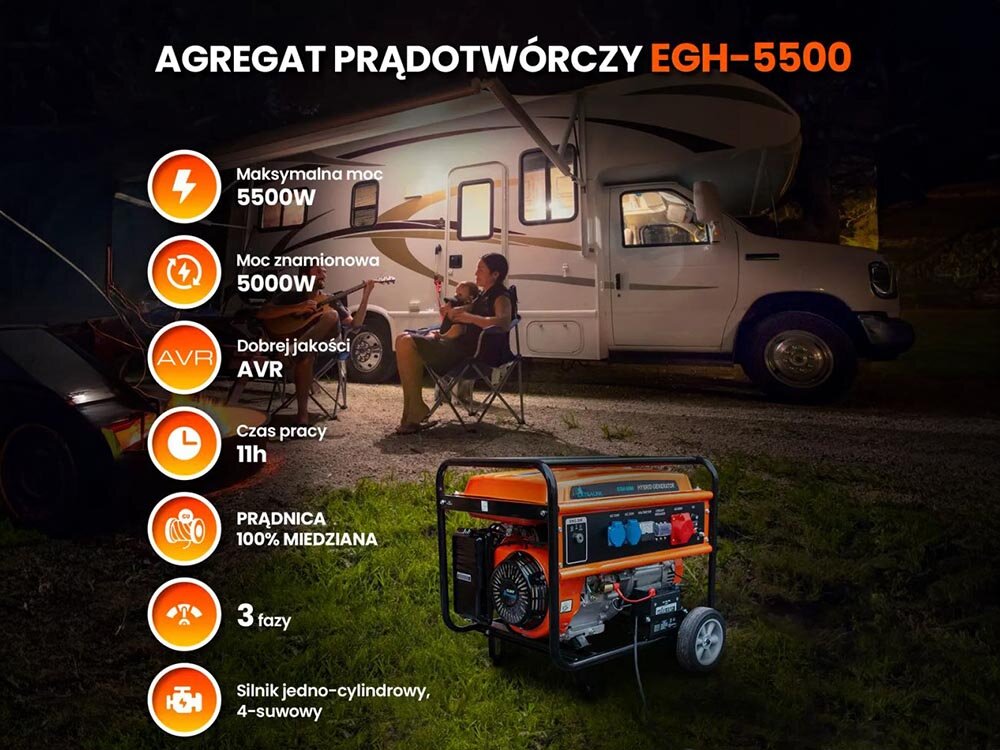 AGREGAT PRĄDOTWÓRCZY EXTRALINK dostęp prąd