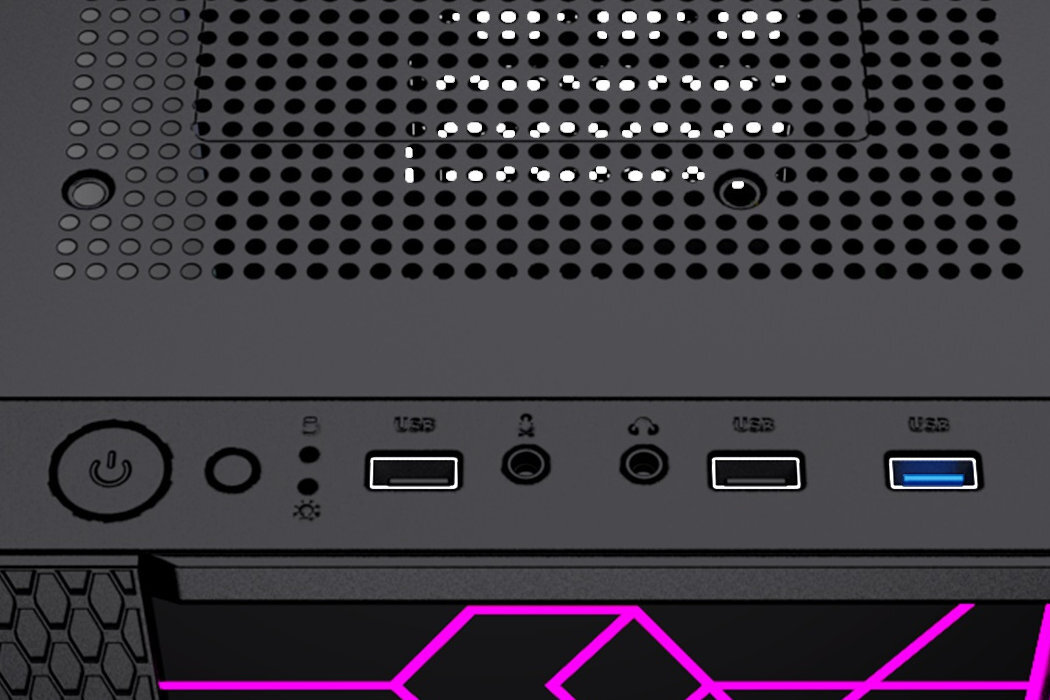 Obudowa GEMBIRD Fornax 2500 Filtry montaż aranżowania kabli panel