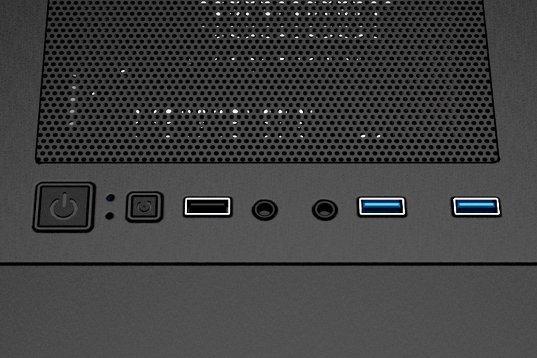 Obudowa GEMBIRD Fornax 4000 Filtry montaż aranżowania kabli panel