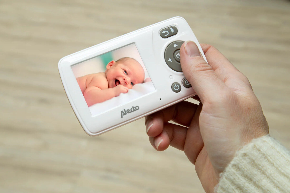 Niania elektroniczna ALECTO DVM-71 bezpieczenstwo bez zaklocen polaczenie dobra jakosc dzwiek czysty obraz
