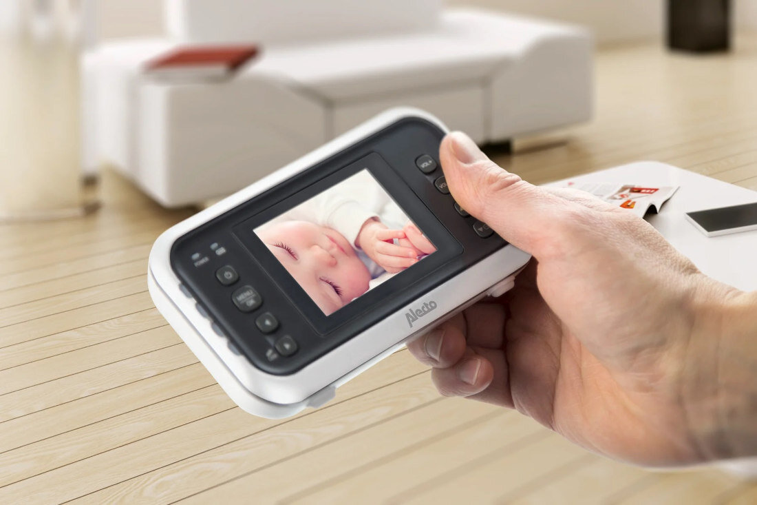 Niania elektroniczna ALECTO DVM-75 poczucie bezpieczenstwa Kolorowy ekran jednostki