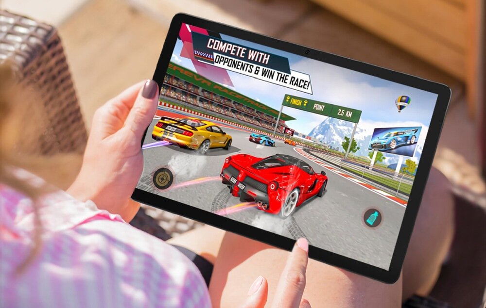 Tablet BLACKVIEW Tab rozdzielczość rdzenie przekątna czujniki aparat głośnik czas pracy procesor transmisja danych waga wifi pamięć złącza zestaw