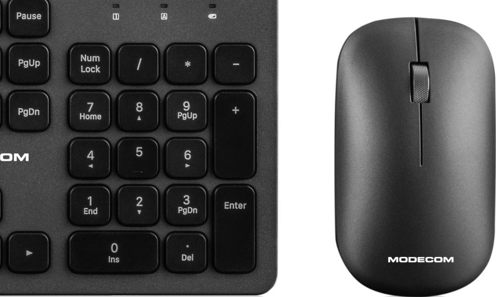 Zestaw MODECOM MC-5200C Czarny plug-and-play, komfort, nowoczesny styl