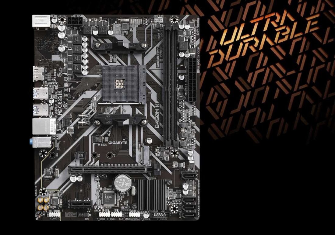 Płyta główna GIGABYTE B450M K AM4 - System oświetlenia