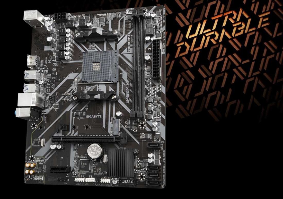 Płyta główna GIGABYTE B450M K AM4 - Prosta instalacja