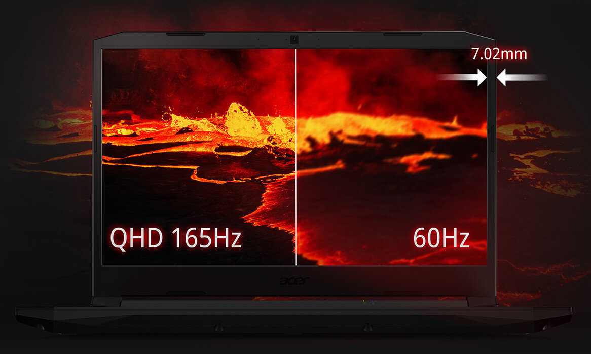 Laptop ACER Nitro 5 AN517-41-R198 ekran rozdzielczość odświeżanie płynność matryca