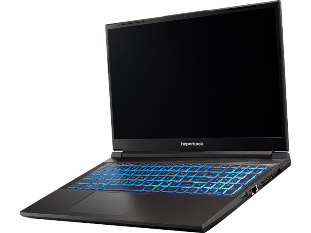 Laptop HYPERBOOK NV5 podzespoły pamięć karta graficzna RTX