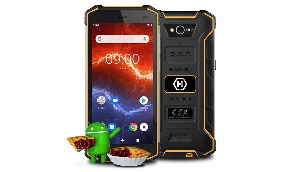 Smartfon MYPHONE Hammer Energy 2 obudowa wytrzymałość ekran procesor bateria aparat rozdzielczość porty system wydajny ram pojemność sieć 