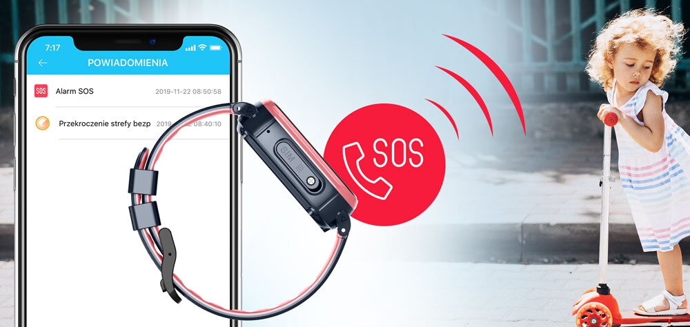 Smartwatch FOREVER Look Me KW-500  ekran bateria pasek wykonanie odporność funkcje monitoring pomiar aplikacja łączność odbieranie dzwonienie 