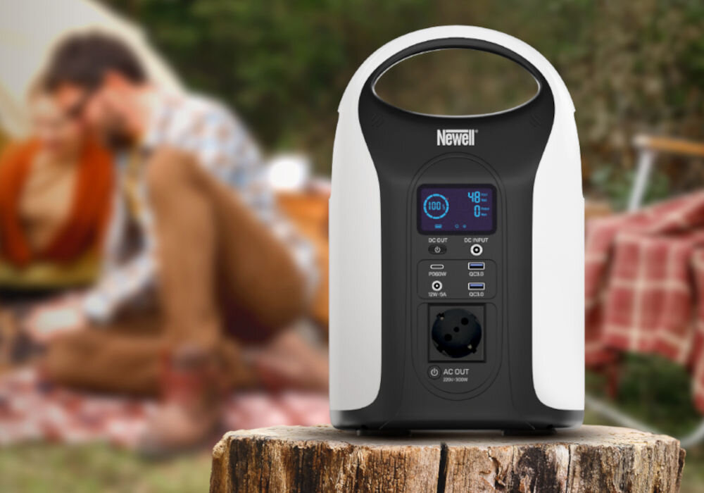 Stacja zasilania NEWELL Pearl AC 283Wh Bank energii ekran wyświetlacz zabezpieczenia