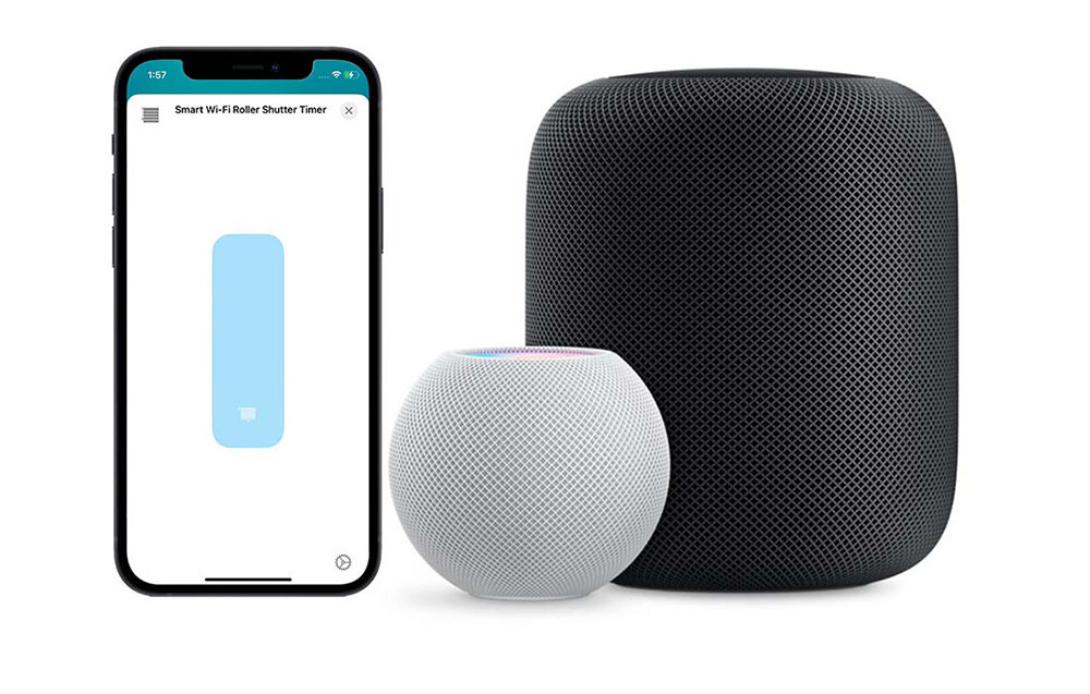 Sterownik rolet MEROSS MRS100HK Apple Home Siri Amazon Alexa Google Assistant Apple HomeKit SmartThings