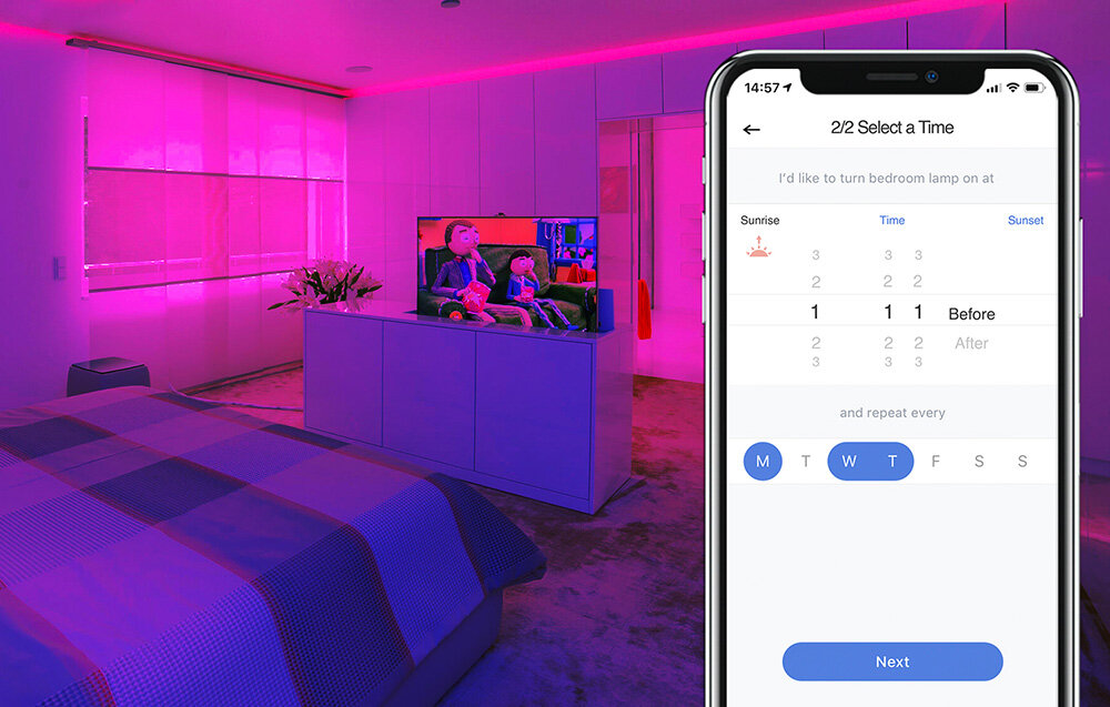 Taśma LED MEROSS MSL320 5 m Wi-Fi aplikacja harmonogramy