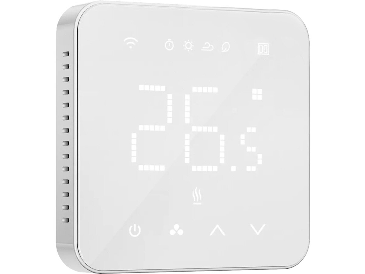 Termostat MEROSS MTS200BHK Wi-Fi elementy zestaw