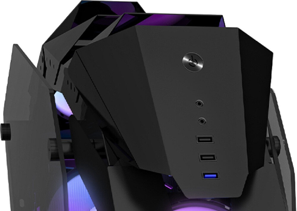 Obudowa DARKFLASH K2 porty złącza