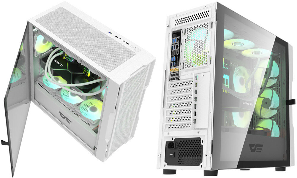 Obudowa DARKFLASH DK431 Mesh typ wielkość konstrukcja cechy opis