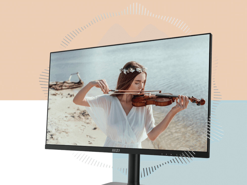 Monitor MSI Modern MD272QP głośniki dźwięk jakość