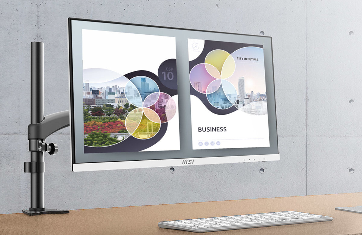 Monitor MSI Pro MP243W wymiary przekątna wielkość konstrukcja