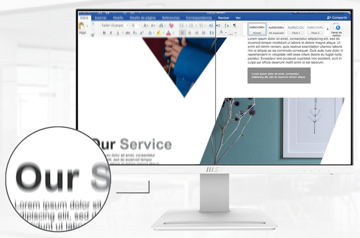 Monitor MSI Pro MP243W odświeżanie reakcja płynność
