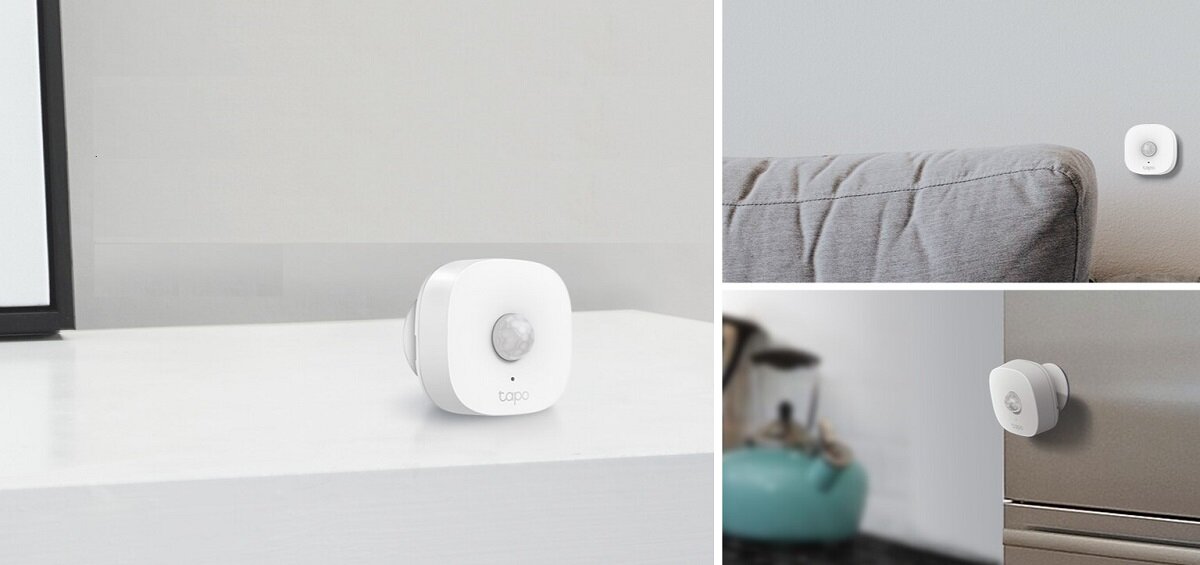 Czujnik ruchu TP-LINK Tapo Smart T100 Sensor ruchu Automatyczne włączanie Bezproblemowe działanie Mnogość ustawień