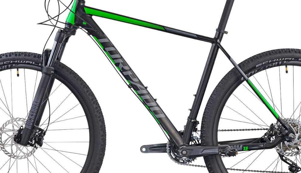 Rower górski MTB TORPADO Storm X6 M23 29 cali męski Czarno-zielony 2-letnia gwaranja na ramę najwyższej jakości