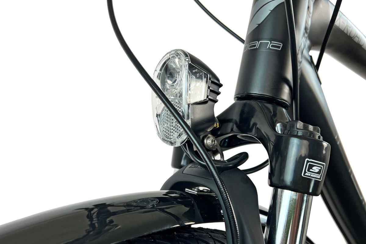 ROWER INDIANA X-ROAD 4.0 28 CZARNY M48 19 R22 wydajne oswietlenie