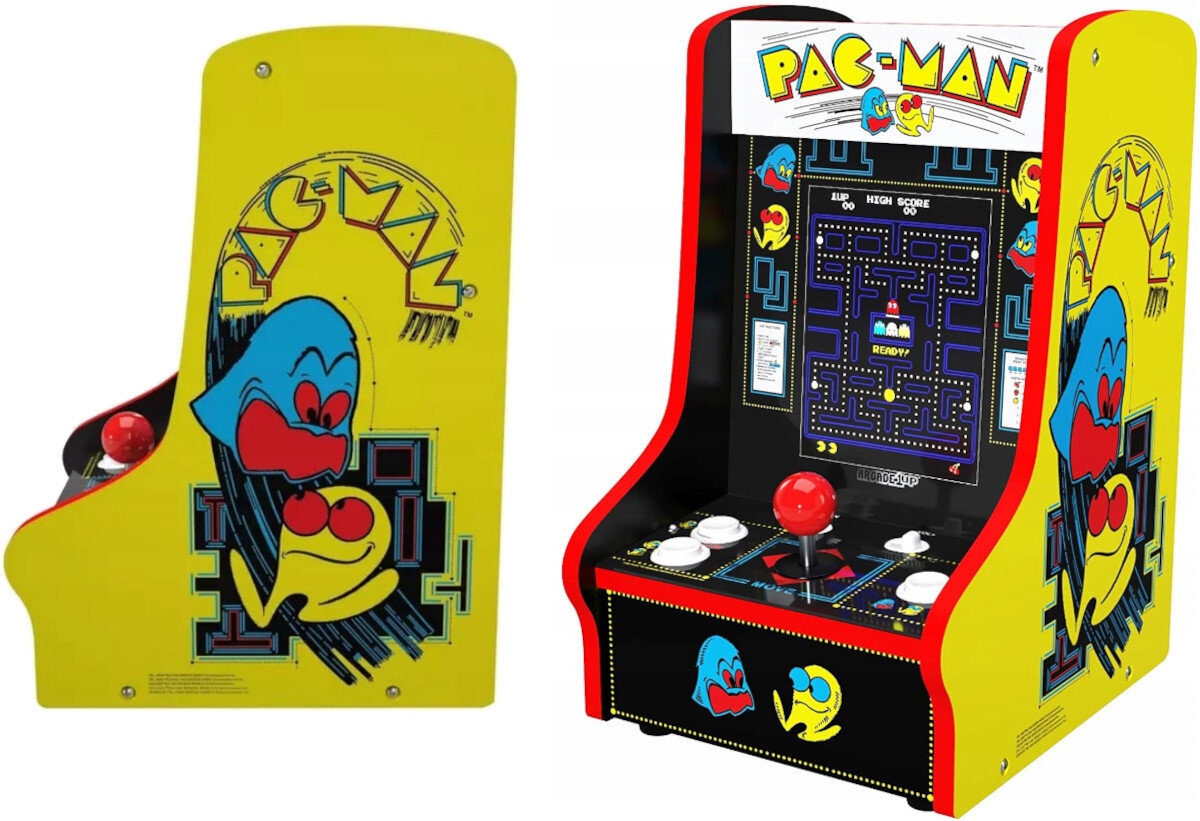 Konsola ARCADE1UP Pac-Man wygląd obudowa grafika