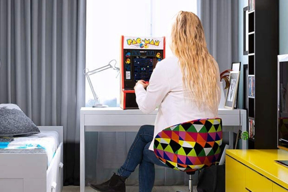 Konsola ARCADE1UP Pac-Man gry obsługa wybór