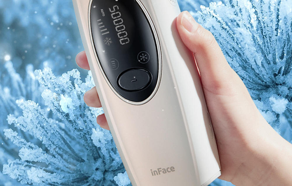Depilator INFACE IPL ZH-18E funkcja chlodzenia