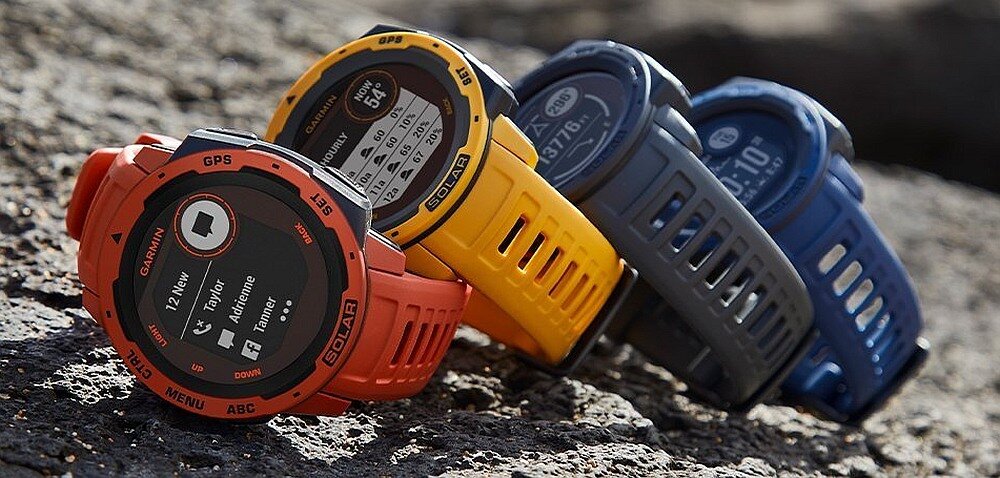 Zegarek sportowy GARMIN Instinct Solar odpornosc obudowa pasek szkło ekran wyświetlacz 