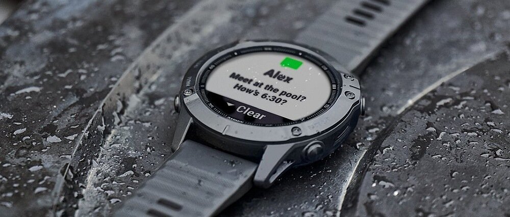 Zegarek sportowy GARMIN Fenix 6 materiały wykonanie odporność