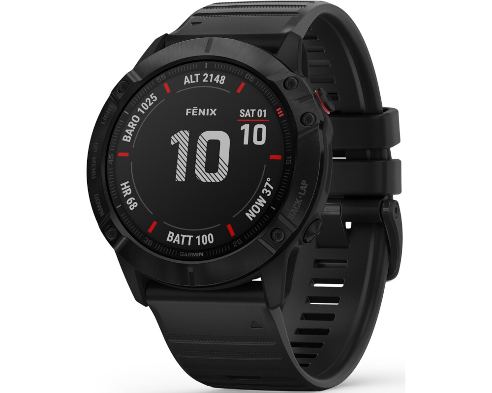 Zegarek sportowy GARMIN Fenix 6 opis wyświetlacz