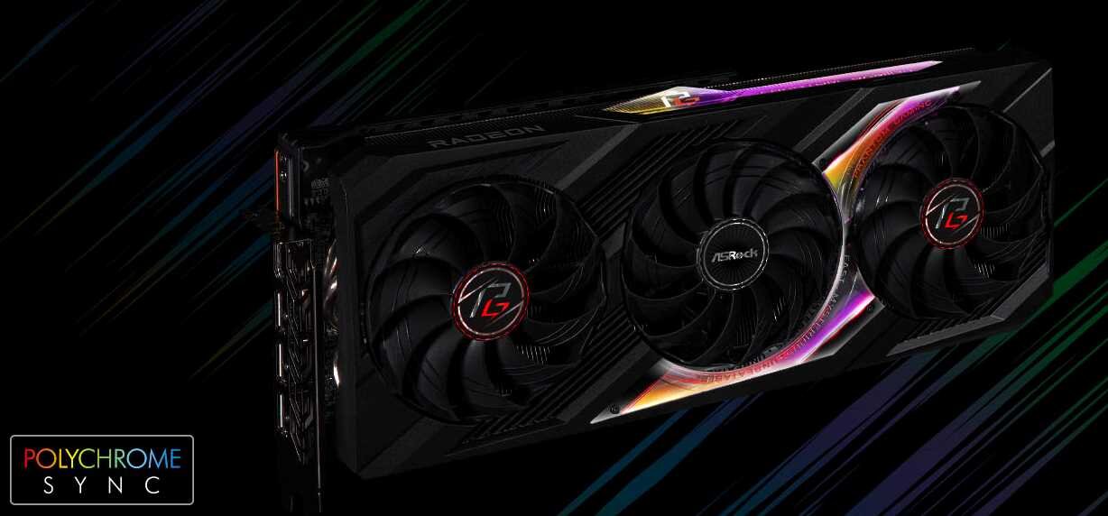 Karta graficzna ASROCK Radeon RX 7900 XTX Phantom Gaming OC 24GB - LED ARGB