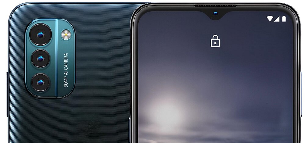 Smartfon NOKIA G21  ekran bateria aparat procesor ram pamięć pojemność rozdzielczość zdjęcia filmy opis dane cechy blokady system łączność wifi bluetooth obudowa szkło odporność porty muzyka transfer sieć przekątna matryca waga czujniki