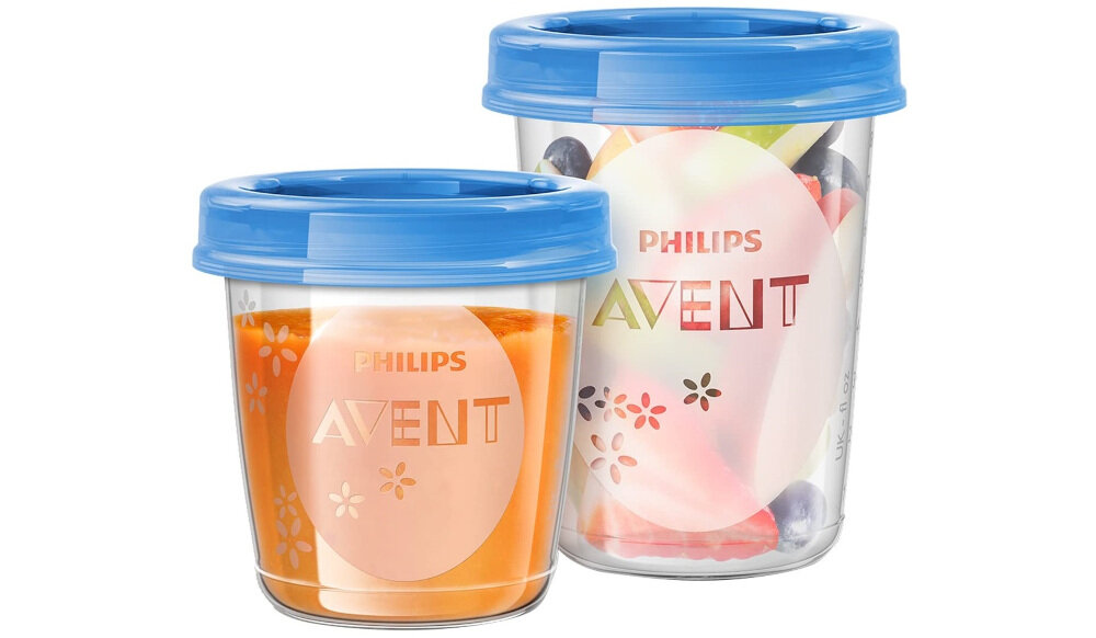 Zestaw pojemników na żywność PHILIPS Avent SCF721/20 (20 sztuk)pojemniki przechowywanie zestaw