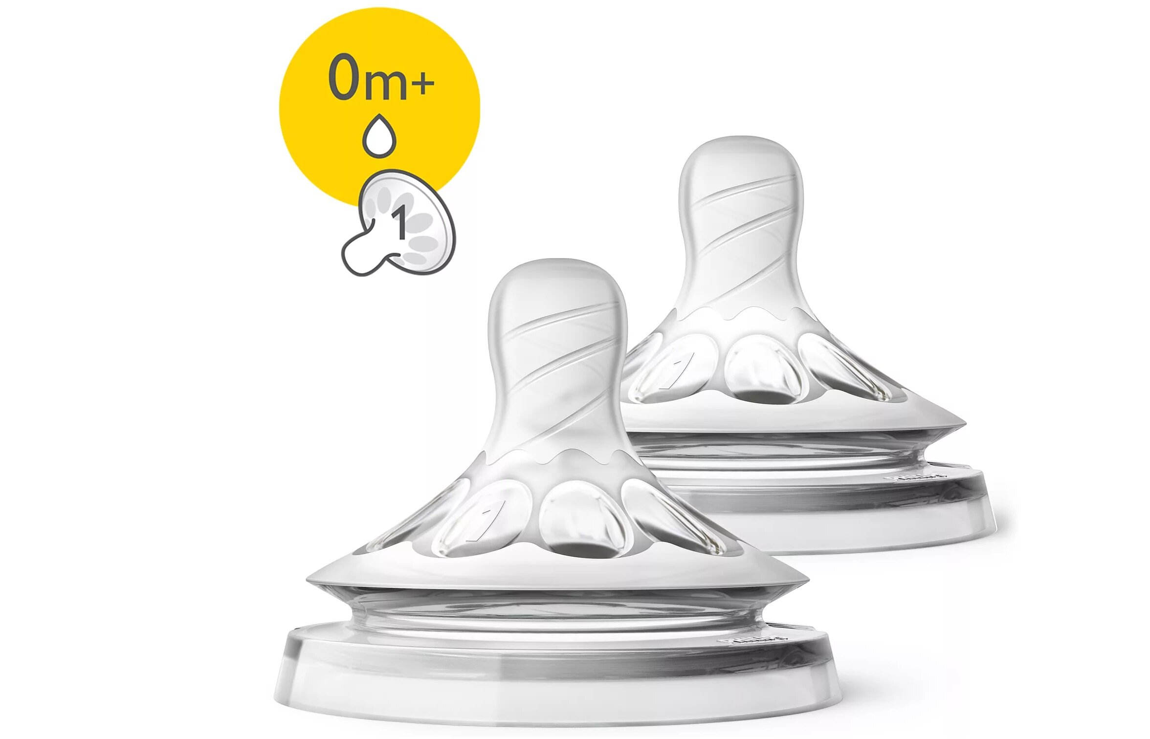 Smoczek PHILIPS Avent Natural SCF042/27 (2 sztuki) końcówka elastyczność