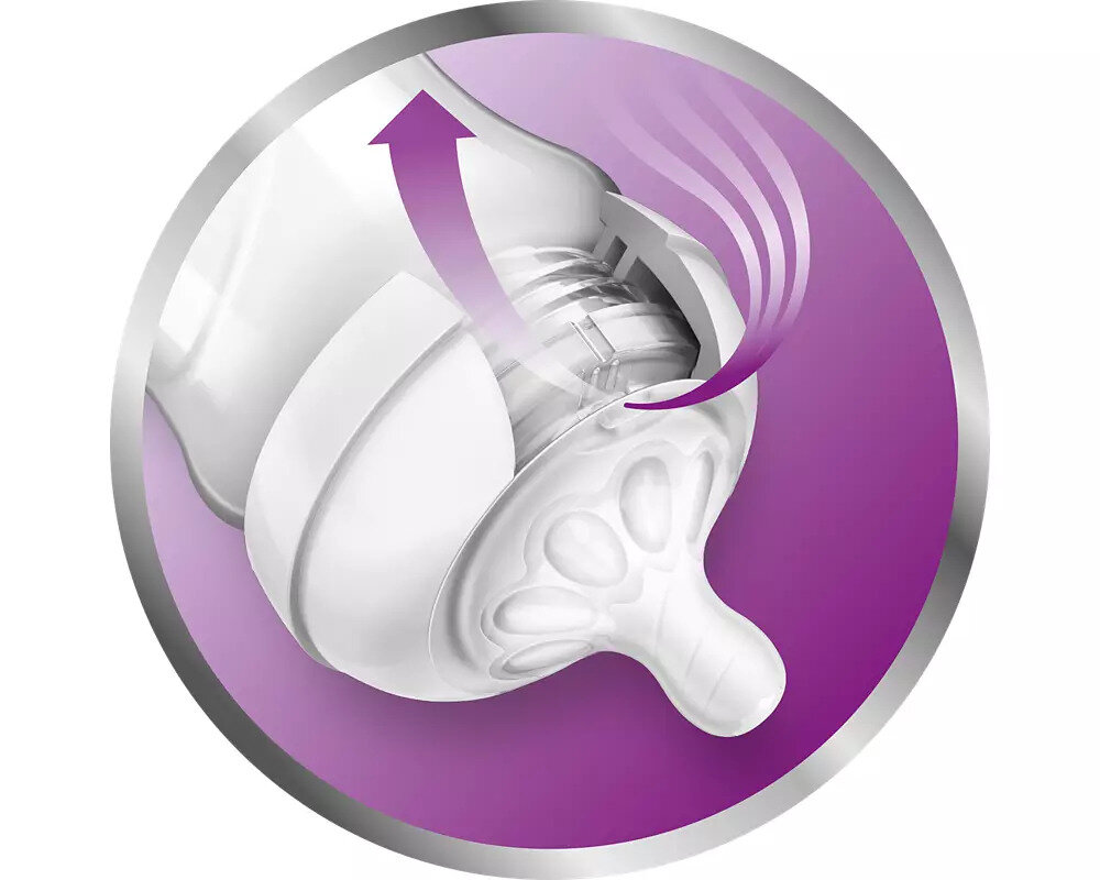 Smoczek PHILIPS Avent Natural SCF042/27 (2 sztuki) zaworek antykolkowy zapobieganie