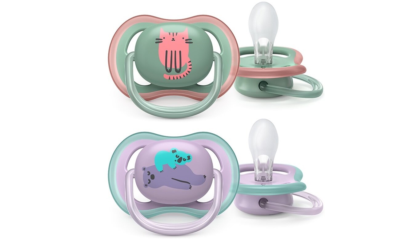 Smoczek PHILIPS Avent Ultra Air SCF085/18 (2 sztuki) końcówka elastyczność