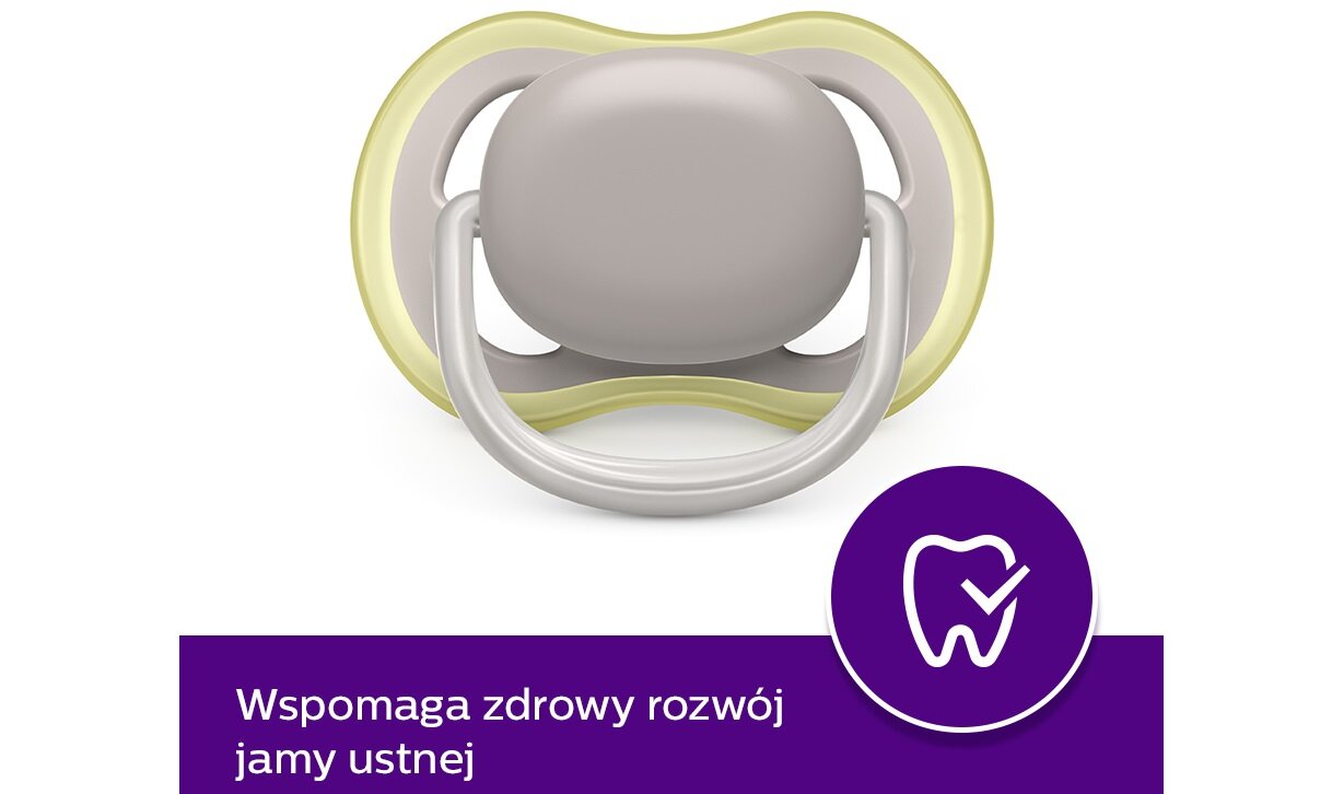 Smoczek PHILIPS Avent Ultra Air SCF085/20 (2 sztuki) zaworek antykolkowy zapobieganie