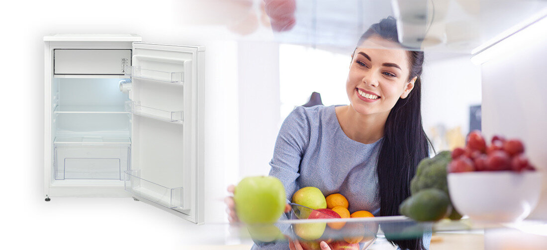 Lodowka FINLUX FR-FS1001FMI1W 82.1 cm Biala energooszczedne praktyczne oswietlenie LED