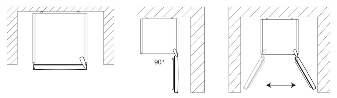 Lodowka FINLUX FR-FS1001FMI1W 82.1 cm Biala mozliwosc zmiany kierunku otwierania drzwi