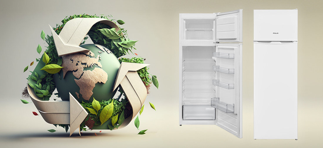 Lodowka FINLUX FR-FT283XFMI0W 160cm Biala cicha praca oszczednosc energii klasa energetyczna