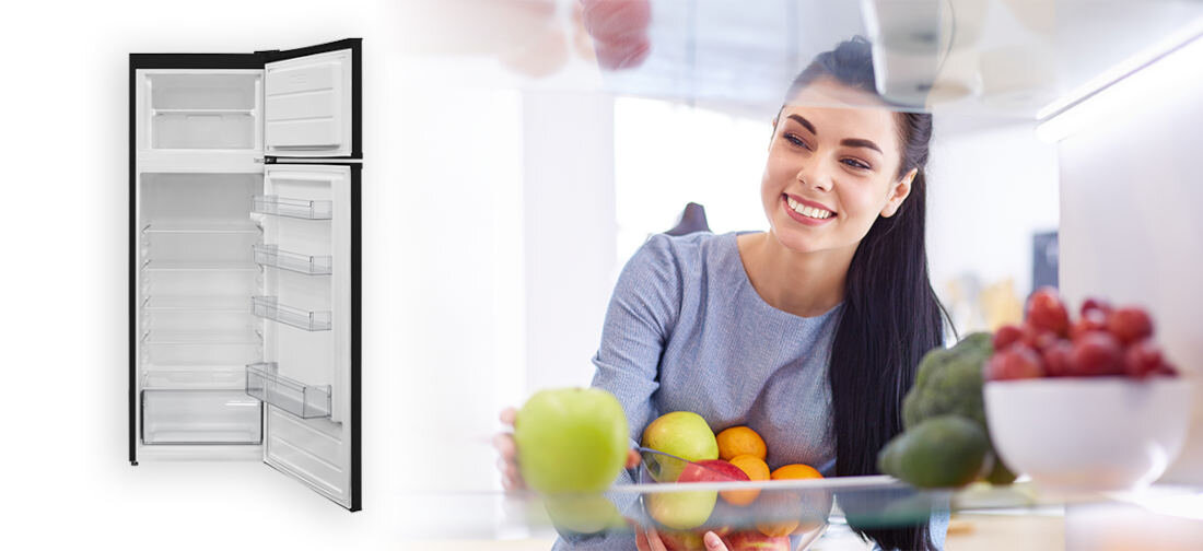 Lodowka FINLUX FR-FT283XFMI0B 160cm Czarna oswietlenie LED