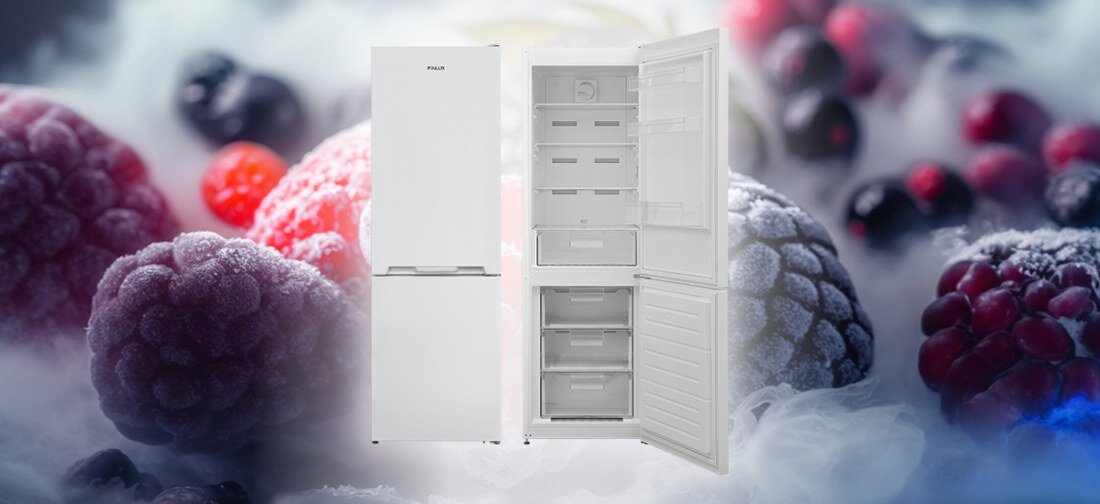 Lodowka FINLUX FR-FB379XFM0W No frost 186cm Biala automatyczny system rozmrazania