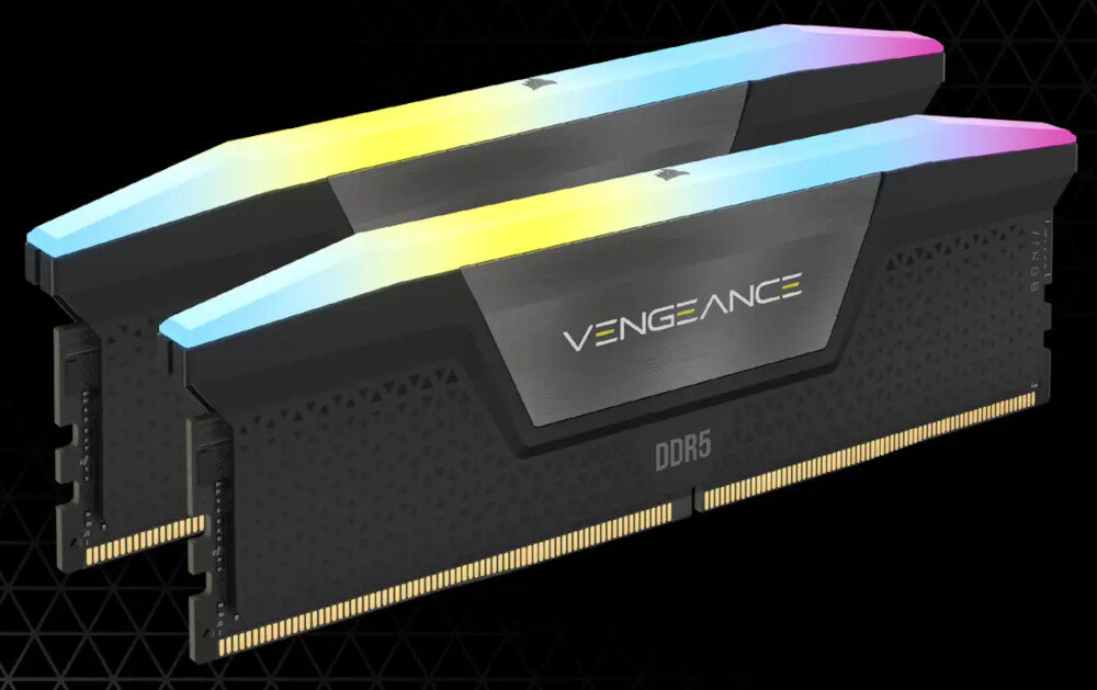 Pamięć RAM CORSAIR Vengeance RGB 32GB 5600MHz swietne parametry pracy