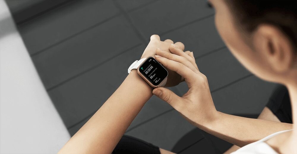 Smartwatch MAIMO WT2105 ekran bateria czujniki zdrowie sport pasek ładowanie pojemność rozdzielczość łączność sterowanie krew puls rozmowy smartfon aplikacja