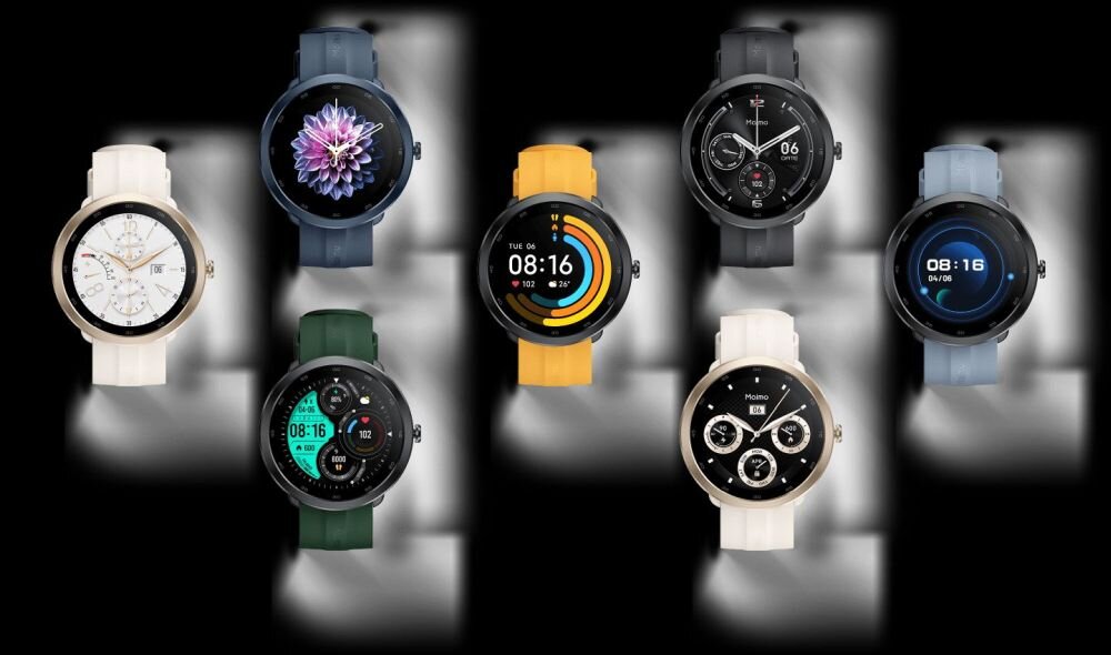 Smartwatch 70MAI Maimo Watch R  ekran bateria czujniki zdrowie sport pasek ładowanie pojemność rozdzielczość łączność sterowanie krew puls rozmowy smartfon aplikacja 